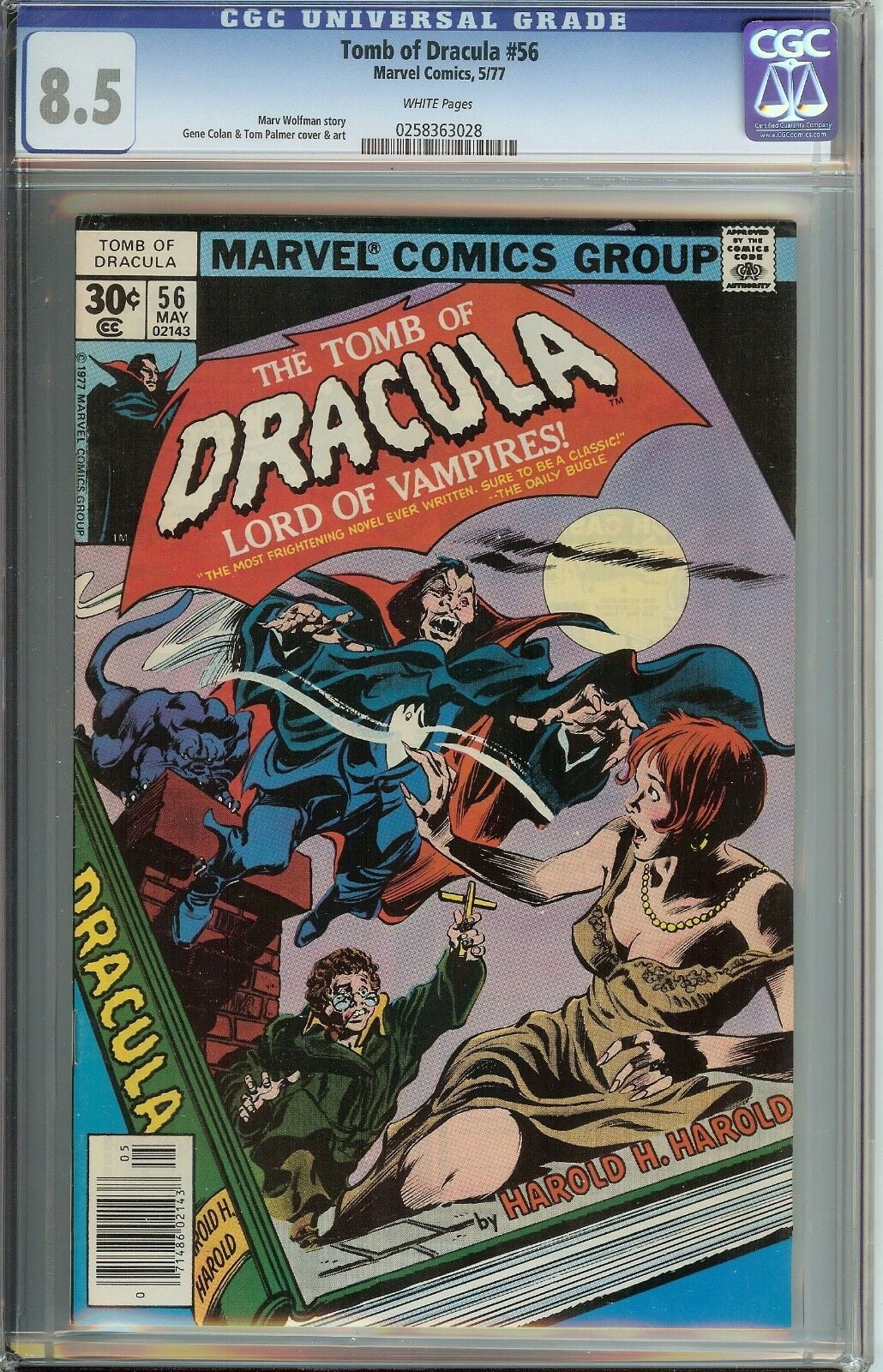 Tomb of Dracula #56 CGC 8.5