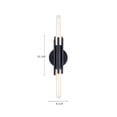 thumbnail image 5 of WV335811VB-Alora Lighting-Torres - 2 Light Bath Vanity-10.38 Inches Tall and 2.25 Inches Wide-Vintage Brass Finish, 5 of 7