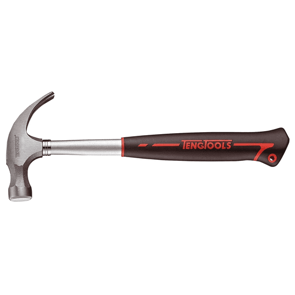Teng Tools 13 Ounce Lightweight Claw Hammer With Steel Tube And Comfortable Grip - HMCH13A