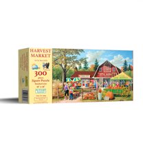 SUNSOUT INC - Harvest Market - 300 pc Jigsaw Puzzle by Artist: Ken Zylla - Finished Size 16" x 26" - MPN# 39974