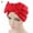 A5, variant on SPRING PARK Adult Women Solid Color Stretchy Turban Cancer Chemo Cap Bowknot Pleated Headwrap Hair Hjab Hat