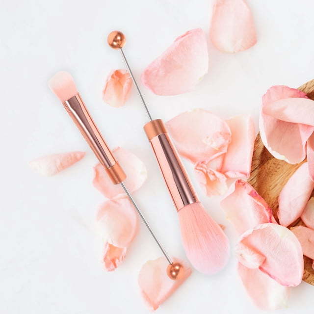 FENGGUIQU 5Ud De Brochas Para Maquillaje Rosa Ideal Para De Ojos Y Aplicación Precisa