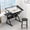 Black, variant on Adjustable Height Drawing Table - Tiltable Desktop - Storage Drawers - Folding Professional Artist Desk for Adults - Multifunctional Craft Table for Painting, Sewing, Arts Projects