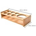 thumbnail image 6 of FUEENIRVA Mug Holder Wood Color 1Pack 10.2x4in, 6 of 9