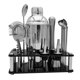 thumbnail image 2 of 14pcs Bar Cocktail Set Boston Shaker Drink Making Kit Acero inoxidable TFixol  Kit de coctelera, 2 of 7