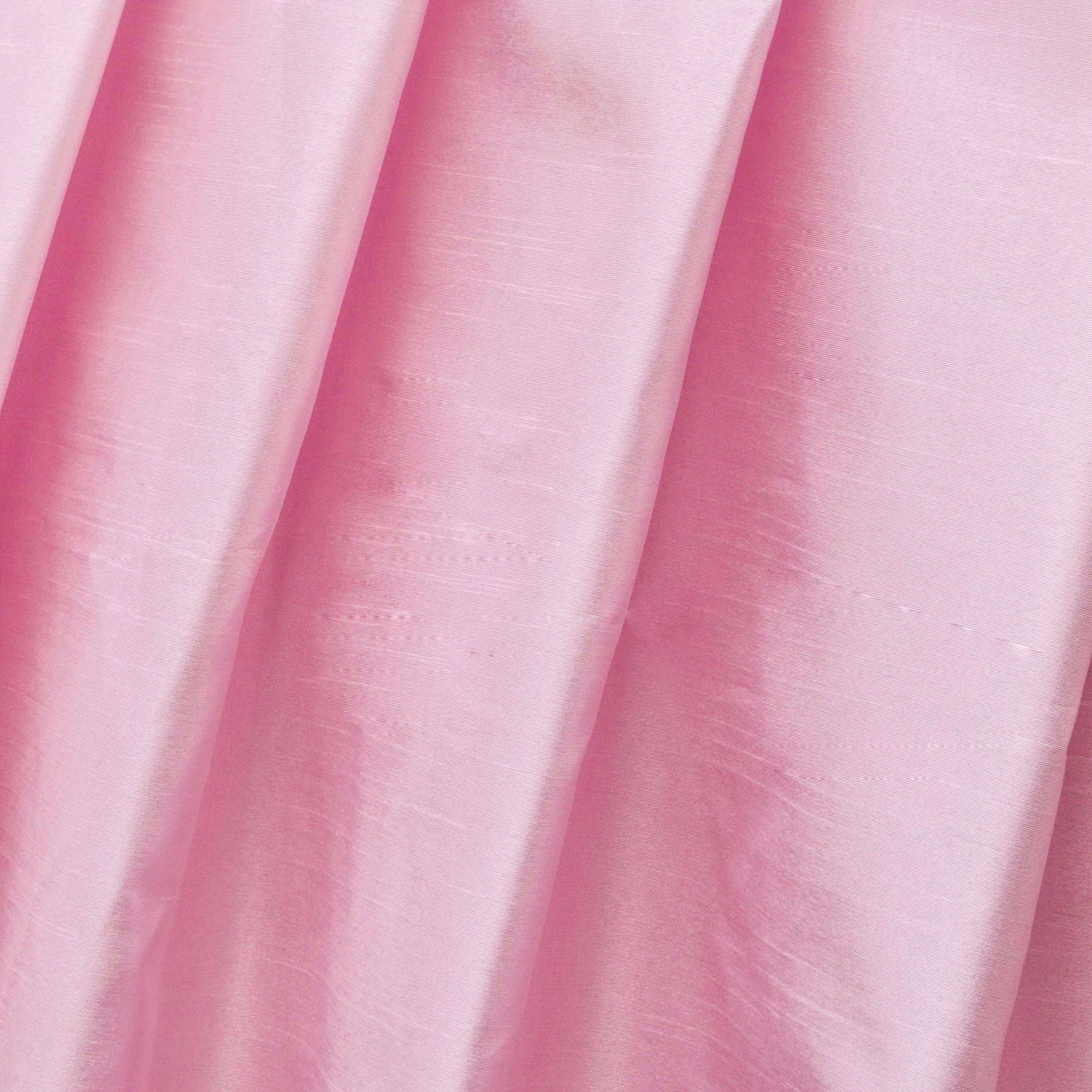 Fabric Mart Direct Silk Fabric Material, Soft Pink Silk Fabric, Faux Silk Fabric By The Yard 2 Continuous Yards Pink Silk Fabric Pink Faux Silk Fabric, 42 inches width Faux Silk Fabric by Yard
