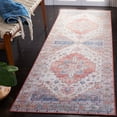 thumbnail image 3 of SAFAVIEH Tucson Tamzen Traditional Machine Washable Runner, 2'6" x 12', Beige/Blue, 3 of 9