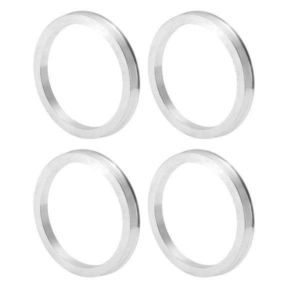 Unique Bargains Car Wheel Hub Centric Rings OD 93.1mm to ID 78.1mm Wheels Center Shaft Shock Absorbing Hubrings Aluminum Alloy Silver Tone Durable