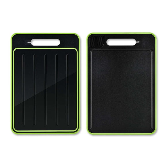 Tabla de cortar Electrodomésticos de cocina Tabla de cortar multifuncional Tabla de cortar multifuncional de doble cara Descongelación Aleación de aluminio Pintada con aerosol Tabla de cortar de doble