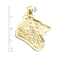thumbnail image 2 of 14K Gold Collie Head Pendant, 2 of 5