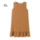 thumbnail image 1 of Vestido de mujer Vestido sin mangas con lunares Vestido sin mangas con volantes sueltos, Caqui, XL Yuarrent AP002113-04, 1 of 3