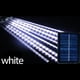 thumbnail image 3 of Lámpara decorativa de color de 30CM con 8 LED solares a prueba de lluvia para exteriores, luces de barra de hielo de lluvia de meteoros de 8 hilos - Blanco, 3 of 4