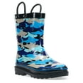 thumbnail image 6 of Western Chief Toddler and Little Kids Waterproof Shark Chomp Rain Boots with Soft Lining Removable EVA Insole and Pull On Loops, 7/8, 6 of 7