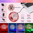 thumbnail image 5 of 【2022 actualizado】 Juguete de bola voladora mágica con rotación de 360°, bola voladora, dron volador, juguetes giratorios, bola de boomerang espacial con luces LED para niños, adultos, Navidad, cumpl JAMW Sencillez, 5 of 5