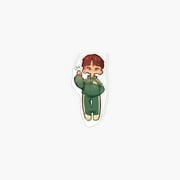Onim Squid Game Player 001 Inho Chibi Sticker, Phone Decal Water Bottle Stickers Car Decals, Funny Birthday Gift