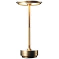 thumbnail image 1 of Lámpara de mesa inalámbrica YONGSHENG recargable USB metal impermeable Oro, 1 of 4