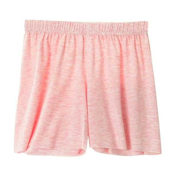 Odeerbi 3-14 Años Niños Niñas Bike Shorts Modal Seguridad Bajo Vestido Slip Shorts Sin Costuras Yoga Dance Shorts Verano Color Sólido Leggings Pantalones