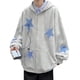 thumbnail image 3 of Sudadera con capucha y cremallera para mujer, estilo grunge Y2k, estilo informal, estilo urbano, para adolescentes, 3 of 5