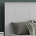 thumbnail image 4 of Serene Poplar Wood Twin Headboard, Modern Farmhouse Panel with  Scoring, Twin Size Headboard in White, Casual Coastal Style, Easy Assembly, Quality Materials, 4 of 9