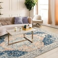 thumbnail image 4 of Ultrug Vintage Rugs Soft Accent Area Rug for Bedroom Living Room Home Decor Carpet,5'x7',Dark Blue, 4 of 7