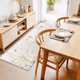 thumbnail image 3 of Runner Rug for Bedroom Hallway, Colorful Flower Country Floral Kitchen Runner Rugs Area Rug 2x6ft, Wildflower Watercolor Washable Soft Floor Carpet for Entryway Stair, 3 of 9