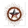 thumbnail image 2 of Nearly Natural 20in. Americana Patriotic Star Wreath Red White and Blue, 2 of 3