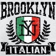 thumbnail image 3 of CafePress - Brooklyn NY Italian Long Sleeve T Shirt - Unisex Cotton Long Sleeve T-Shirt, 3 of 4
