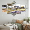 thumbnail image 4 of Designart "Majestic Oak Tree At The Farm Rustic Landscape" Landscape Trees Metal Wall Art Set, 4 of 5