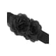 thumbnail image 2 of Cinturón Elástico Ancho de Doble Flor Grande INSPIRE CHIC para Mujeres, Cinturones de Cintura Chunky para Vestir Hasta 75cm/29.53" Negro, 2 of 6
