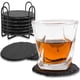 thumbnail image 2 of Stone Coaster 10cm Round Glass Coaster with Practical Stand Suitable for Drinks, Mugs, Bars, Glasses, 2 of 5