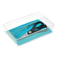 thumbnail image 3 of Smart Design Plastic Drawer Organizer - 9 x 3 Inch - Set of 6 - Blue, 3 of 7
