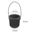thumbnail image 1 of Paquete de 3 macetas suculentas de dos piezas de 3,5 pulgadas con drenaje, mango extraíble flexible, macetas de flores, macetas pequeñas para mini plantas, macetas colgantes en la pared o ventana Ormromra HMHZ583, 1 of 5