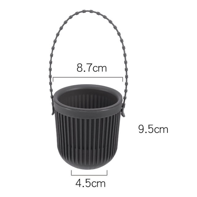 Paquete de 3 macetas suculentas de dos piezas de 3,5 pulgadas con drenaje, mango extraíble flexible, macetas de flores, macetas pequeñas para mini plantas, macetas colgantes en la pared o ventana Ormromra HMHZ583