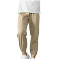 thumbnail image 3 of Sweatpants with Pockets, Fashionable Casual Solid Color Tapered Sweatpants for Middle And Large Boys And Girls, Size 5-15 Years, 3 of 8