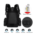 thumbnail image 3 of Mochila Táctica Impermeable Campamento Negro, 3 of 3