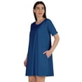thumbnail image 2 of Inkmeso Swing Dress With Pockets Summer Cotton Tunic Tshirt Dress For Women, 2 of 7