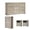 Gray, variant on Limthesky Dresser and Nightstand set,4 Piece Bedroom Furniture Set, Include 9 Drawer Dresser,5 Drawer Dresser & 2 Drawer Nightstands with Charging Station, Wood Chest with Anti-Tip Kit, Gray