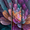 Abstract Fractal Flower, variant on UXIEQU Vintage Church Wall Art Print Canvas Wall Art 15.75x11.81 INCHES