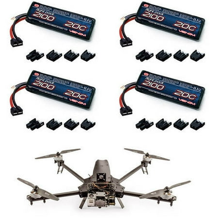 Action Drone ADM Mini Replacement RC Quad Drone LiPo Battery by Venom - 4 Pack Action Drone ADM Mini Replacement RC Quad Drone LiPo Battery by Venom - 4 Pack