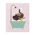 thumbnail image 3 of Funny Elephant Bath Canvas Wall Art for Home Decor Ready-to-Hang, 3 of 7