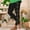 A609 Black, variant on Clover Outline Print High Waisted Leggings for Women Stretchy Yoga Trousers Tummy Control Sports Bottoms St. Patrick's Day Activewear