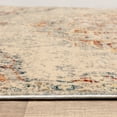 thumbnail image 4 of 2' X 8' Grey Rust Deep Teal Beige And Orange Oriental Power Loom Stain Resistant Runner Rug, 4 of 5