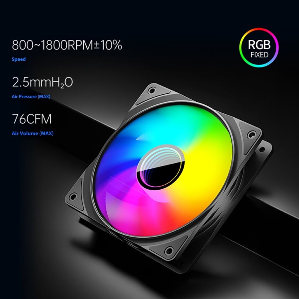 WINDLAND Compactly 145mm ARGB CPU Air Coolers 6Thermal Tube PWM Intelligent CPU Fan Control For Gaming PCs And Workstations