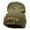 Olive, variant on Airman Retired Embroidered Long Knitted Beanie - White OSFM