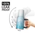 thumbnail image 3 of 40oz Tumbler with Handle and Straw, Vacuum Insulated Stainless Steel Travel Mug, Fits Car Cup Holder, Ice Crystal Print, 3 of 6