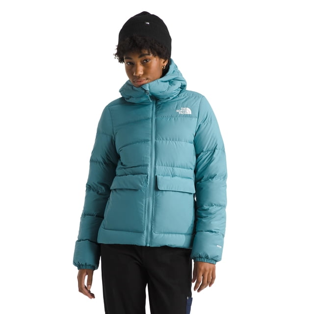 Chaqueta The North Face Gotham con aislamiento para mujer, color azul alga, talla XS