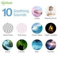 thumbnail image 6 of SonTech White Noise Sound Machine, 10 Natural Soothing Soundtracks, Multiple Timer Settings, Battery, Adapter Charging Options, 6 of 7