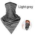 thumbnail image 2 of Cooling Cycling Face Mask Scarf Neck Protecition Magic Scarf Outdoor UV Protection Headband Cap Ice Silk Fast Dry Riding Triangle Scarf Windproof Neck Wrap Men Women, 2 of 6