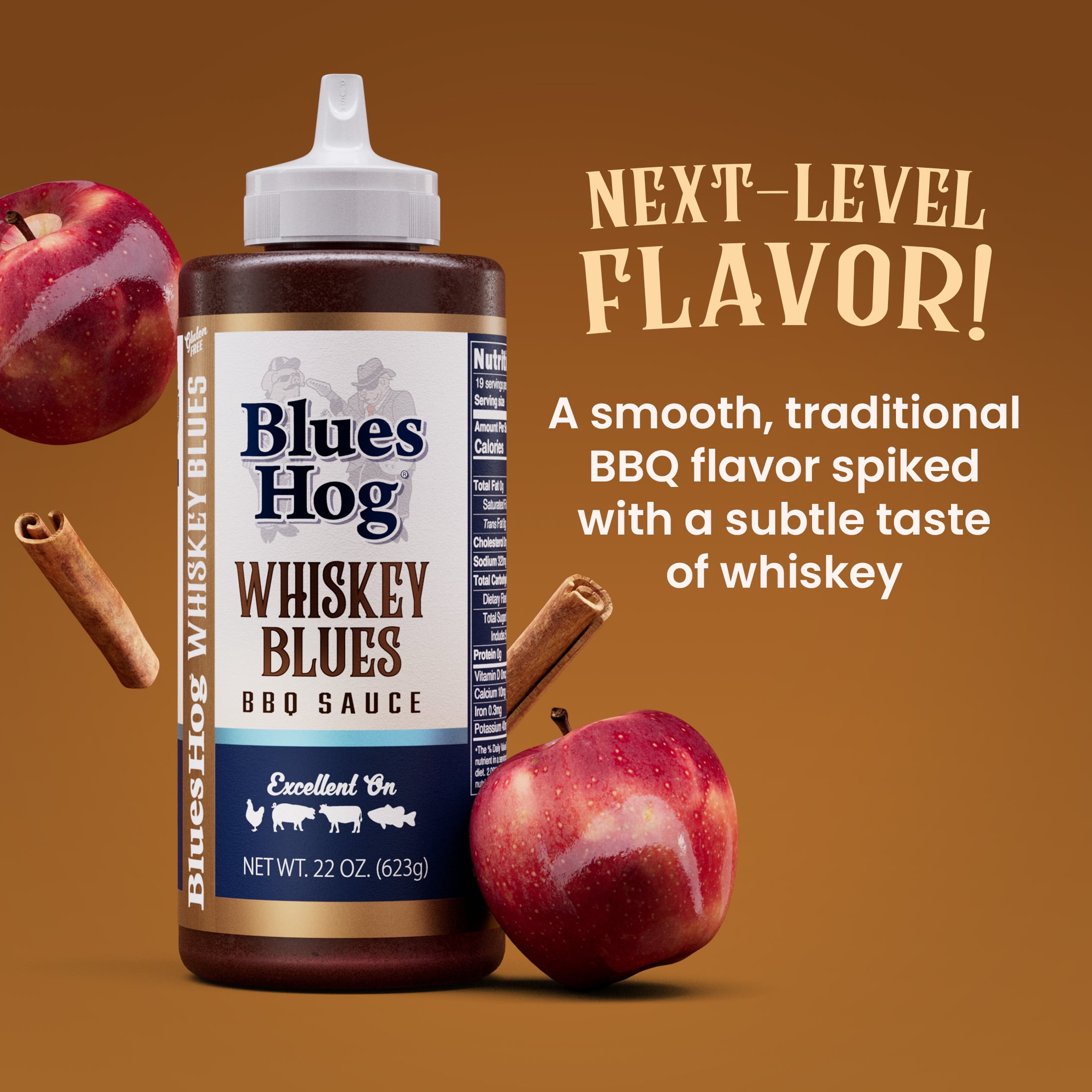 Whiskey Blues BBQ Sauce, 22 oz