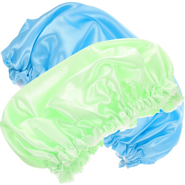 unbranded 2Ud Gorro De Ducha Impermeable De Material Para Uso Diario En Casa